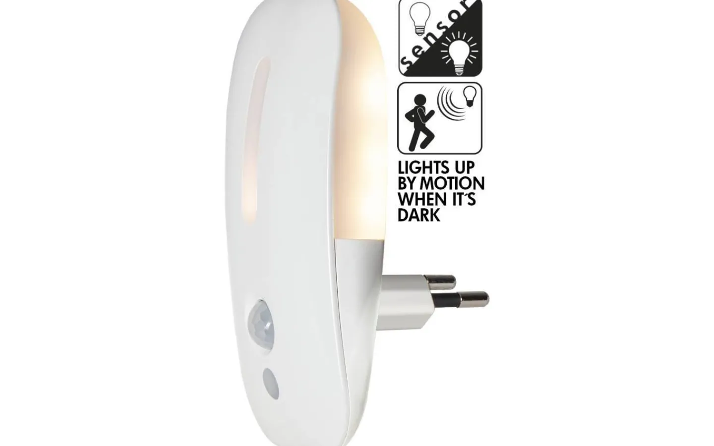 Nattlampor < Star Trading Nattlampa LED med skymnings och rörelsesensor 2900K 15lm 1.8W