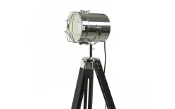 Golvlampor-Rendl Nautic Golvlampa 117cm Svart/Krom