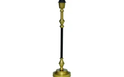 Lampfötter < Hallbergs Nelly Lampfot 52cm Svart/Antik Mässing