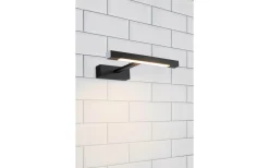 Badrumslampor Vägg < Markslojd Neptunus Vägglampa 38cm 3000K 6W Svart IP44
