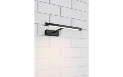 Badrumslampor Vägg < Markslojd Neptunus Vägglampa 60cm 3000K 9W Svart IP44
