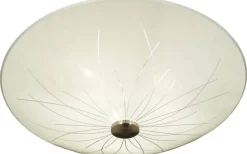 Hall & Trappa|Plafonder-Aneta Nerina Plafond 50cm Vit/Stål