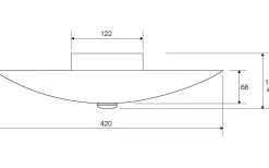 Hall & Trappa|Sovrum-Aneta Nerine Plafond 42cm