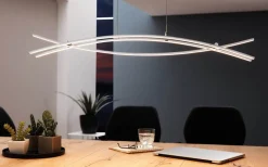 Avlånga Taklampor < Eglo Nevado Taklampa 90cm LED 3000K 3x9W Krom