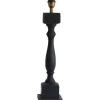 Lampfötter < Hallbergs Newcastle Lampfot 59cm Antik Svart