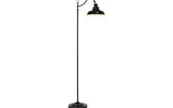 Golvläslampor < Cottex New Haven Golvlampa 145cm Svart/Guld
