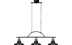 Avlånga Taklampor|Kök & Matplats < Cottex New Haven Taklampa 96cm 3xE14 Antik svart