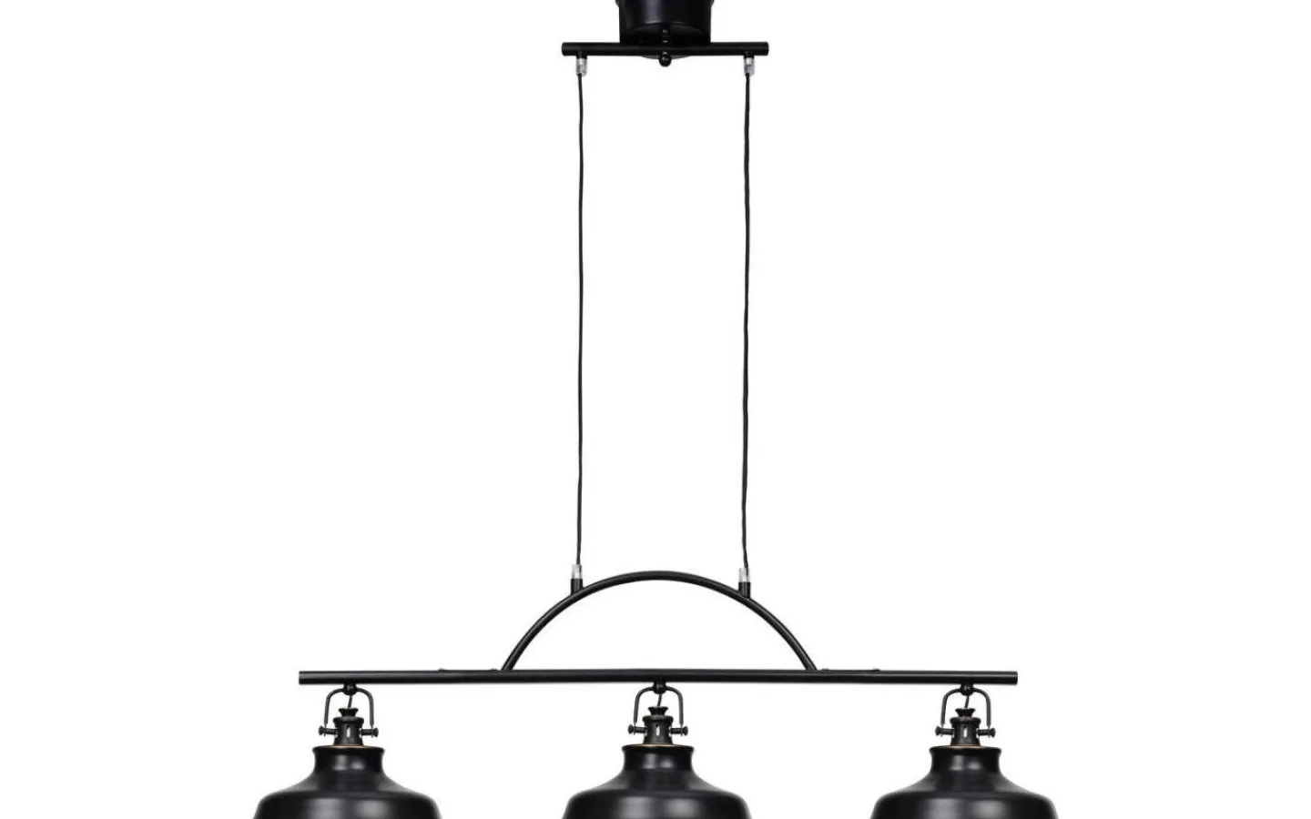 Avlånga Taklampor|Kök & Matplats < Cottex New Haven Taklampa 96cm 3xE14 Antik svart