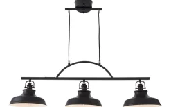 Avlånga Taklampor|Kök & Matplats < Cottex New Haven Taklampa 96cm 3xE14 Antik svart