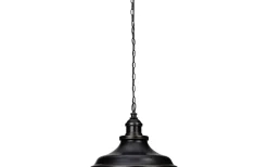 Kök & Matplats < Cottex New Haven Taklampa XL 45cm E27 Antik svart