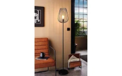 Golvlampor-Eglo Newtown Golvlampa 160cm Svart