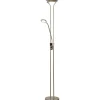 Uplight|Golvläslampor < Aneta Nice Golvlampa 1,8m LED 3000K 20W+5W Stål