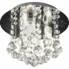 Badrum|Badrumslampor Tak-Aneta Nicoline Kristallplafond 26cm Krom IP44