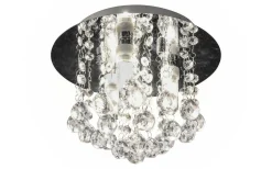 Badrum|Badrumslampor Tak-Aneta Nicoline Kristallplafond 26cm Krom IP44