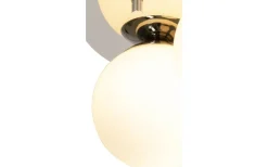 Badrum|Badrumslampor Tak-Aneta Nicosia Plafond 25cm 3L Badrum Krom/Vit IP44