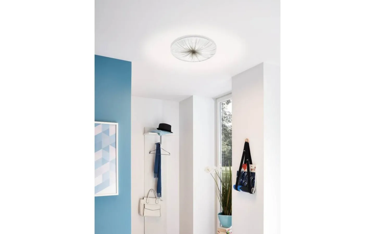 Plafonder-Eglo Nieves Plafond 41cm LED 3000K 19,5W Vit