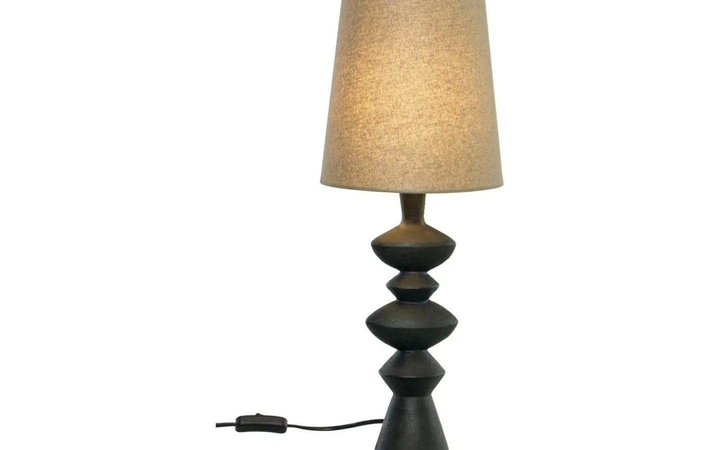 Bordslampor-Aneta Nina Bordslampa 54cm Svart