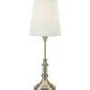 Bordslampor < Markslojd Noble Bordslampa 66cm Offwhite/Antikmässing