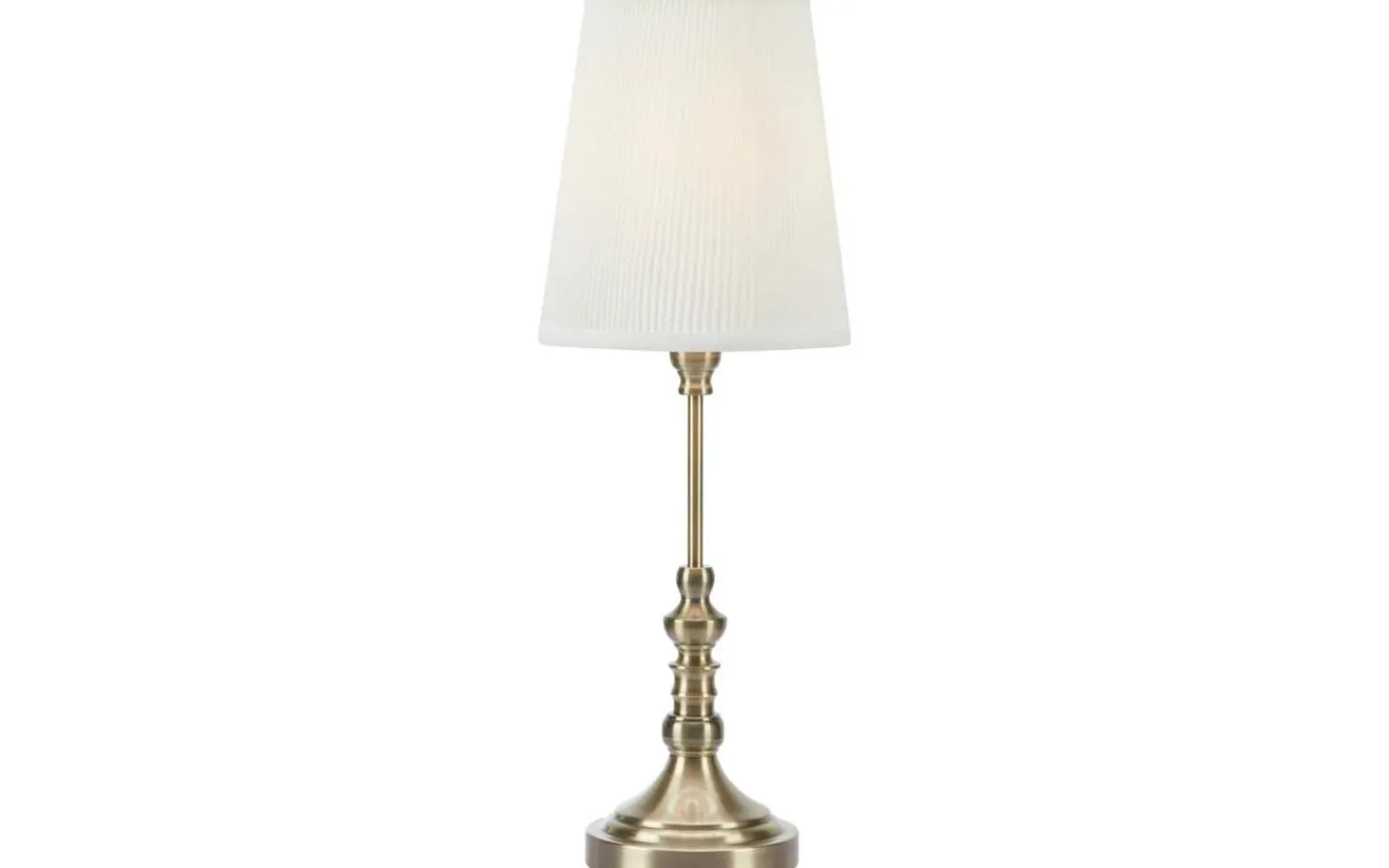 Bordslampor < Markslojd Noble Bordslampa 66cm Offwhite/Antikmässing