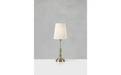 Bordslampor < Markslojd Noble Bordslampa 66cm Offwhite/Antikmässing
