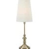 Bordslampor-Markslojd Noble Bordslampa 56cm Offwhite/Antikmässing