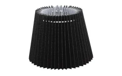 Plisserade Lampskärmar-Oriva Nody Lampskärm Ø16cm Veckad Svart