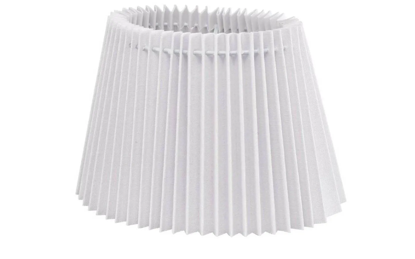 Plisserade Lampskärmar|Ovala Lampskärmar-Oriva Nody Lampskärm Oval 22cm Veckad Vit