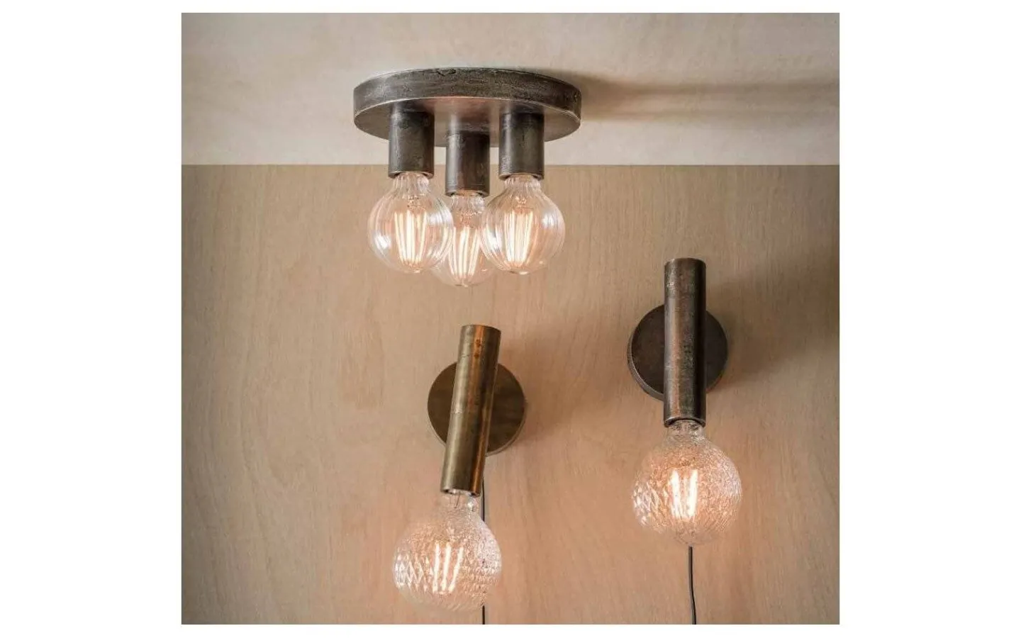 Hall & Trappa|Plafonder-PR Home Notice Plafond 25cm Råsilver