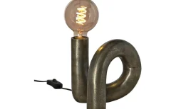 Bordslampor-PR Home Notice Swirl Bordslampa 18cm Råmässing