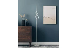 Golvlampor-Eglo Novafeltria Golvlampa 160cm LED 3000K 13W Nickel