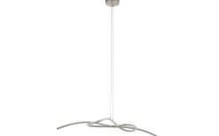 Avlånga Taklampor < Eglo Novafeltria Taklampa 90cm LED 3000K 16W Nickel