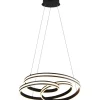 Stora Taklampor Ø50-69 Cm-Trio Lighting Nuria Takpendel 60cm LED mattsvart