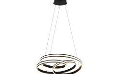 Stora Taklampor Ø50-69 Cm-Trio Lighting Nuria Takpendel 60cm LED mattsvart