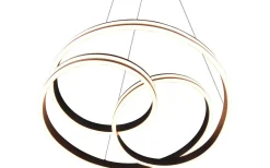 Stora Taklampor Ø50-69 Cm-Trio Lighting Nuria Takpendel 60cm LED mattsvart