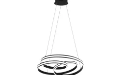 Stora Taklampor Ø50-69 Cm-Trio Lighting Nuria Takpendel 60cm LED mattsvart