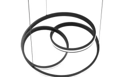 Stora Taklampor Ø50-69 Cm-Trio Lighting Nuria Takpendel 60cm LED mattsvart