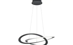 Stora Taklampor Ø70-150 Cm < Trio Lighting Oakland Taklampa 71cm LED i antracit