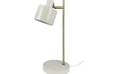 Skrivbordslampor < Dyberg Larsen Ocean Skrivbordslampa 43cm Beige/Mässing
