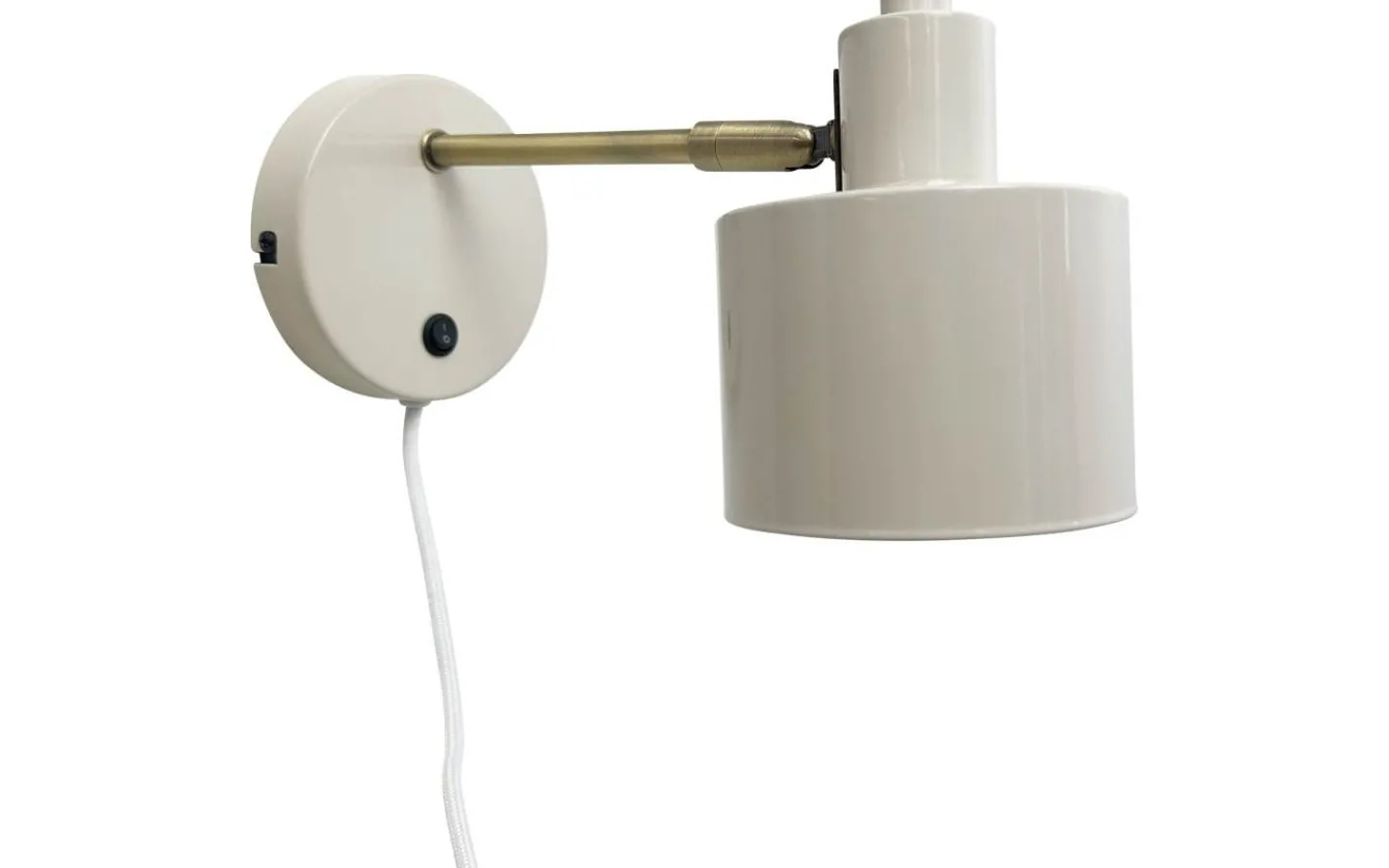 Läslampor-Dyberg Larsen Ocean Vägglampa Beige/Mässing