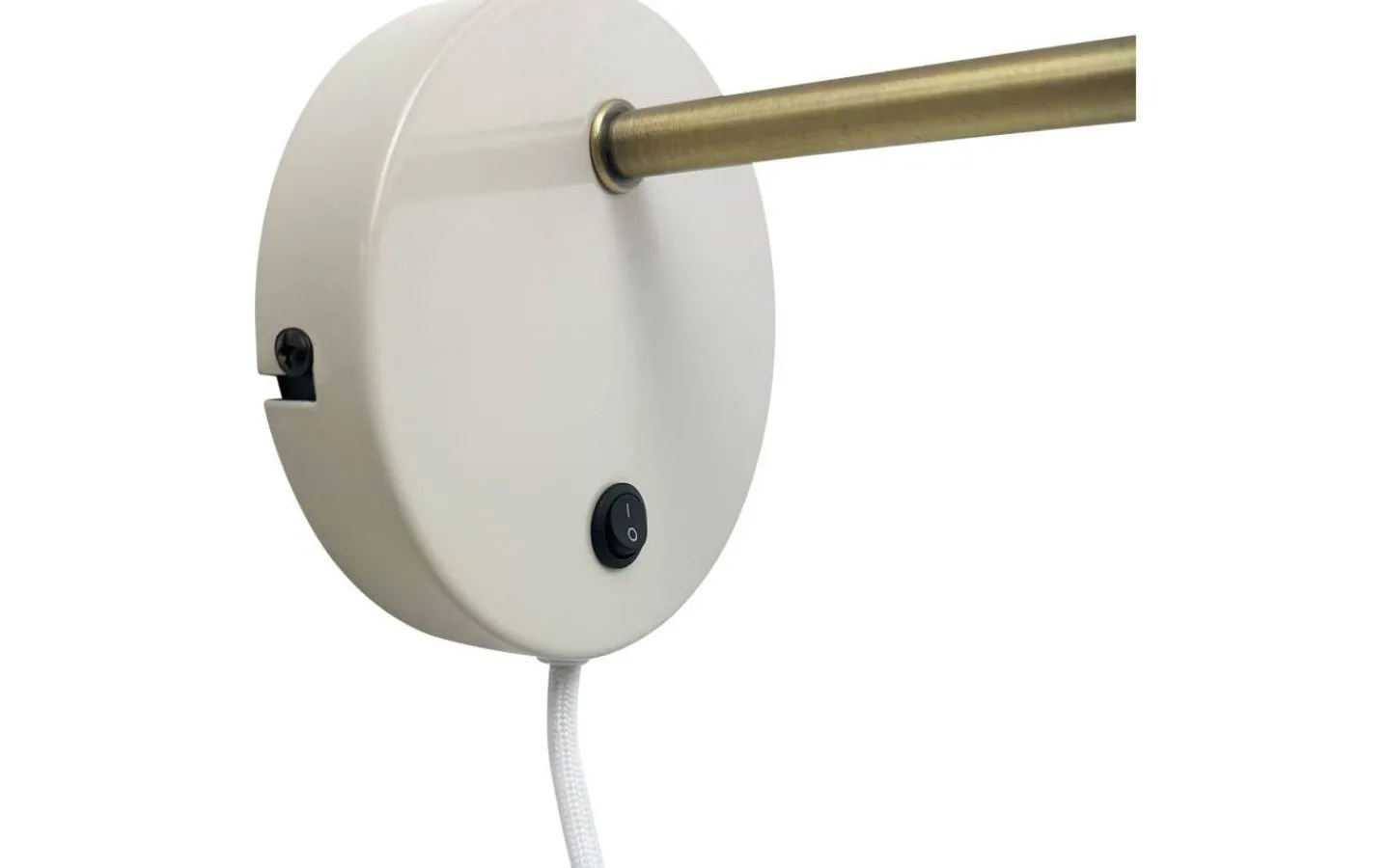 Läslampor-Dyberg Larsen Ocean Vägglampa Beige/Mässing