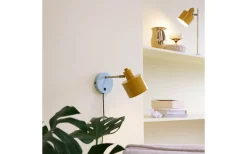 Läslampor < Dyberg Larsen Ocean Vägglampa Curry/Mässing/Turkos