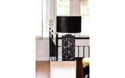 Vardagsrum|Sovrum < Hallbergs Odessa Lampfot 49cm Black Marble