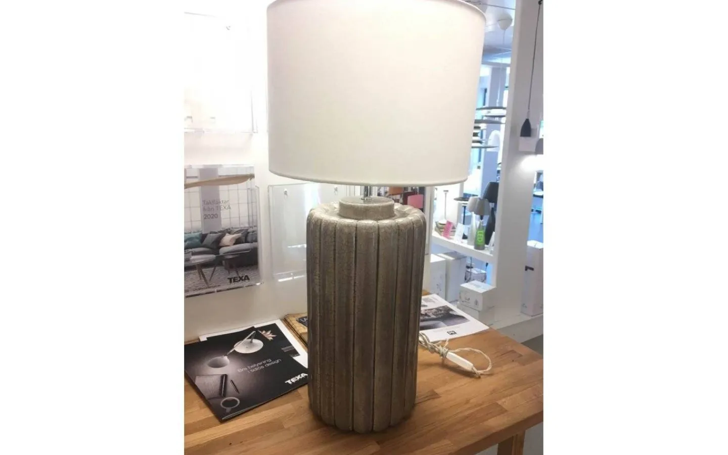 Vardagsrum|Sovrum-Hallbergs Odessa Lampfot 49cm Grå