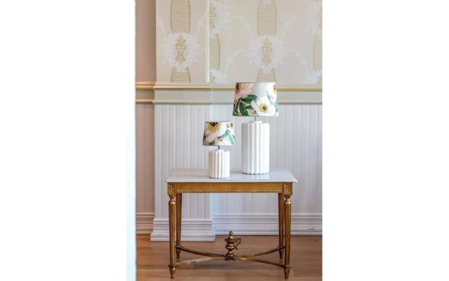 Vardagsrum|Sovrum-Hallbergs Odessa Lampfot 49cm Vit