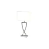Vardagsrum|Sovrum < By Rydens Omega Bordslampa 52cm Krom/Vit