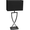 Vardagsrum|Sovrum-By Rydens Omega Bordslampa 52cm Svartkrom
