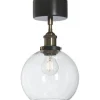 Plafonder-PR Home Omega Plafond 20cm Svart/Mässing