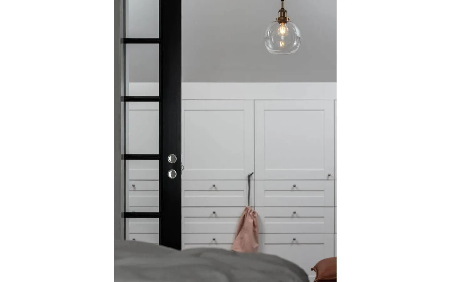 Plafonder-PR Home Omega Plafond 20cm Svart/Mässing