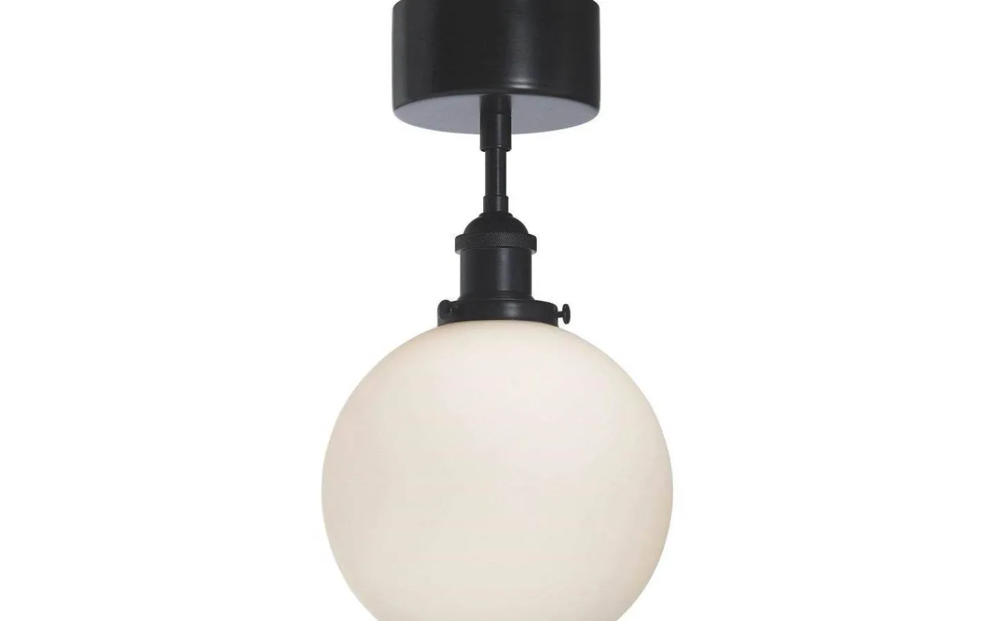 Plafonder-PR Home Omega Plafond 20cm Svart/Opal