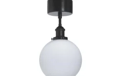 Plafonder-PR Home Omega Plafond 20cm Svart/Opal